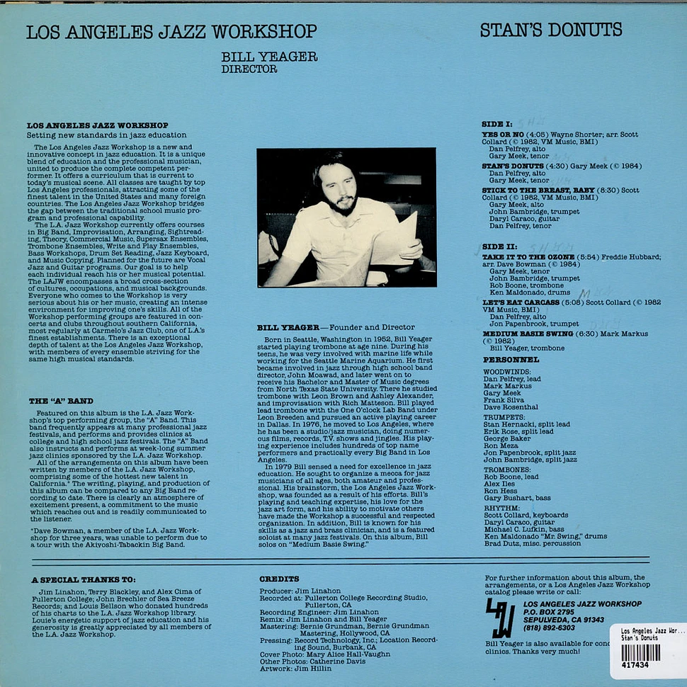 Los Angeles Jazz Workshop - Stan's Donuts
