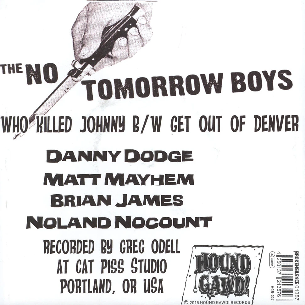The No Tomorrow Boys - Who Killed Johnny