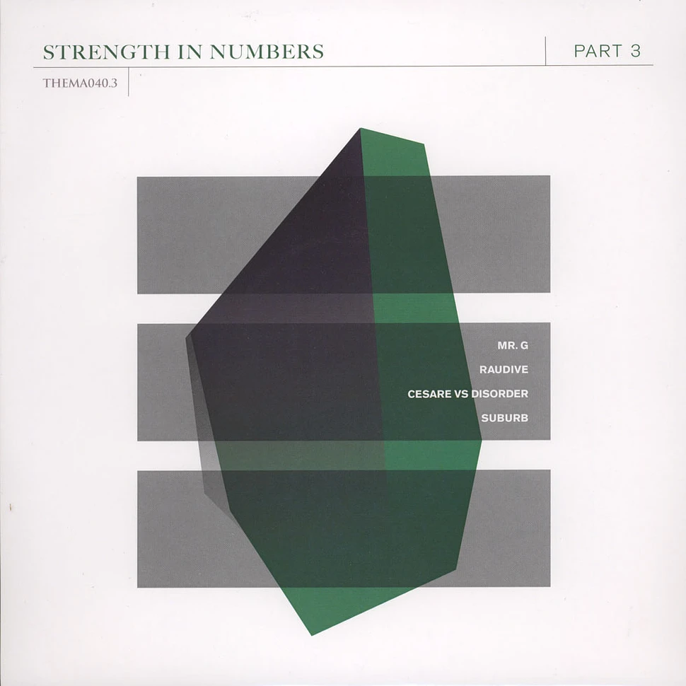 V.A. - Strength In Numbers Part 3 Green Vinyl Edition