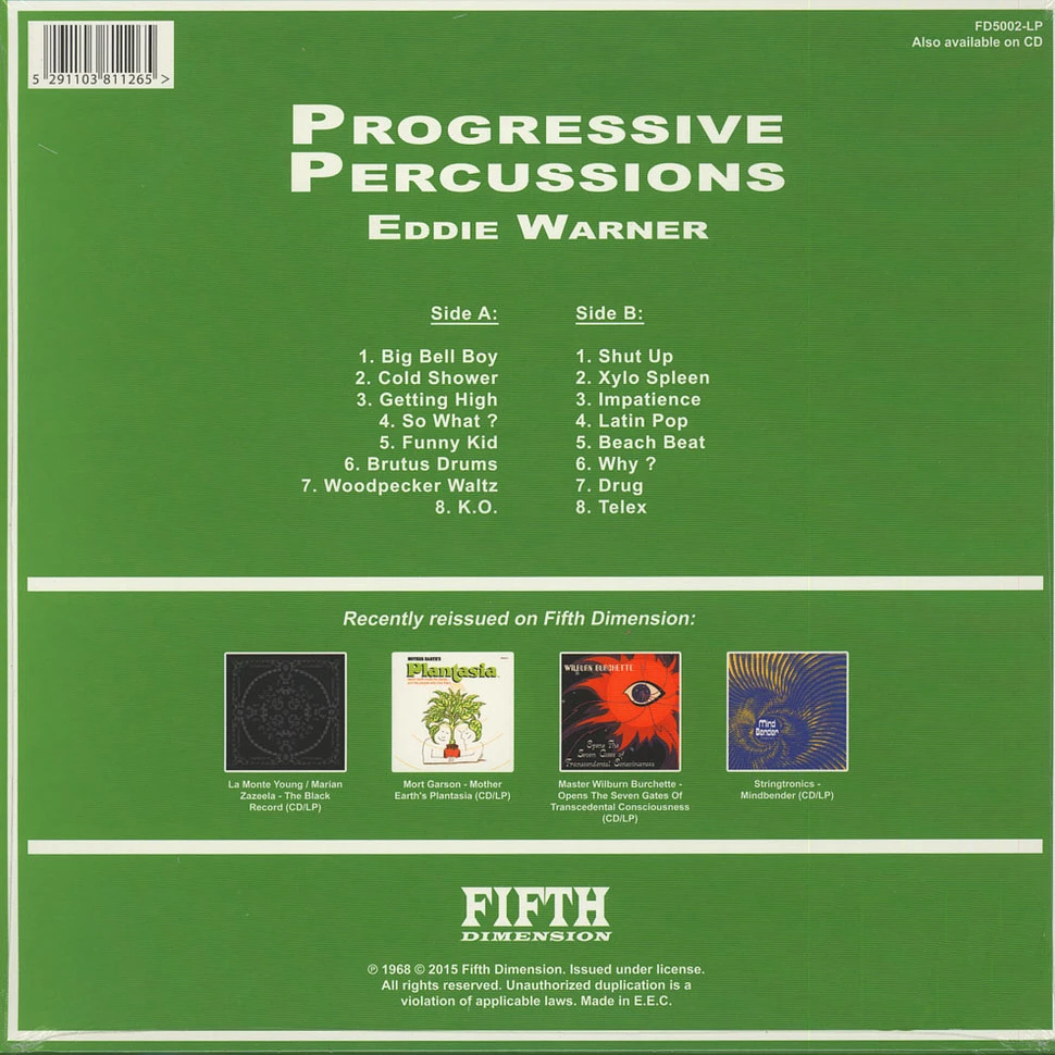 Eddie Warner - Progressive Percussions