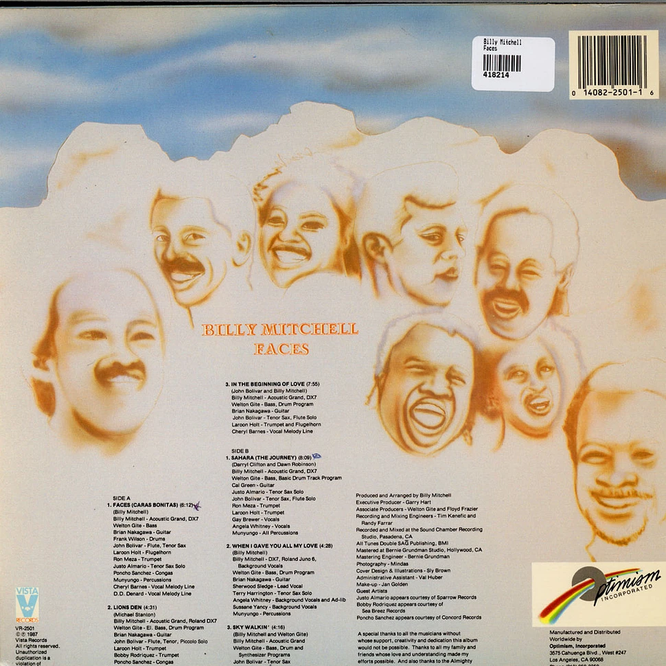 Billy Mitchell - Faces