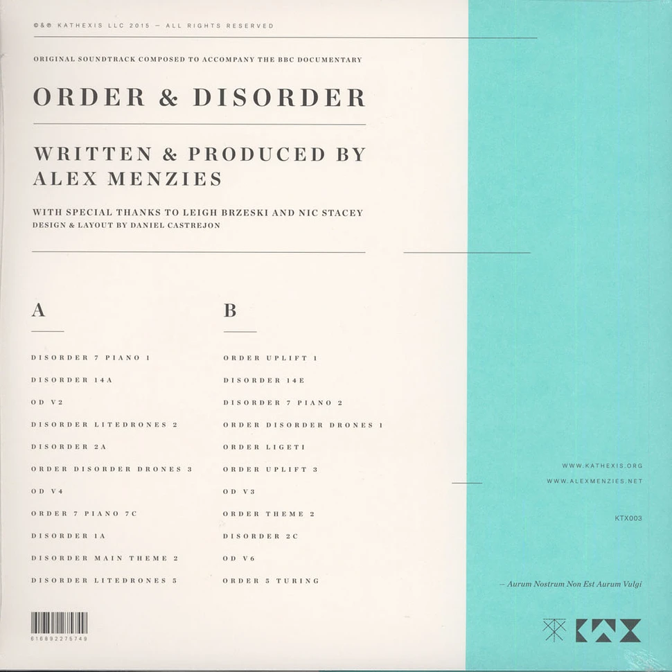 Alex Menzies - Order & Disorder