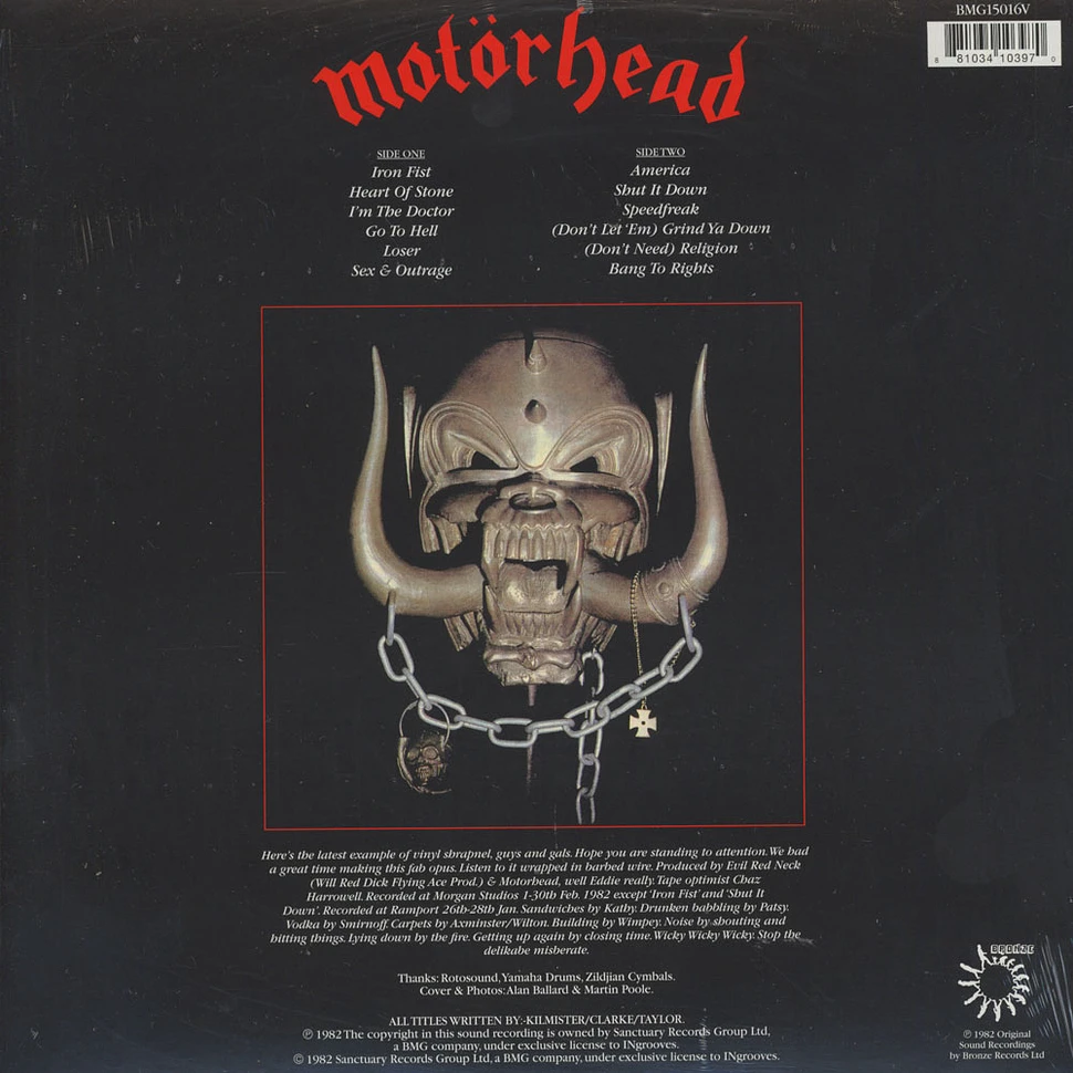 Motörhead - Iron Fist