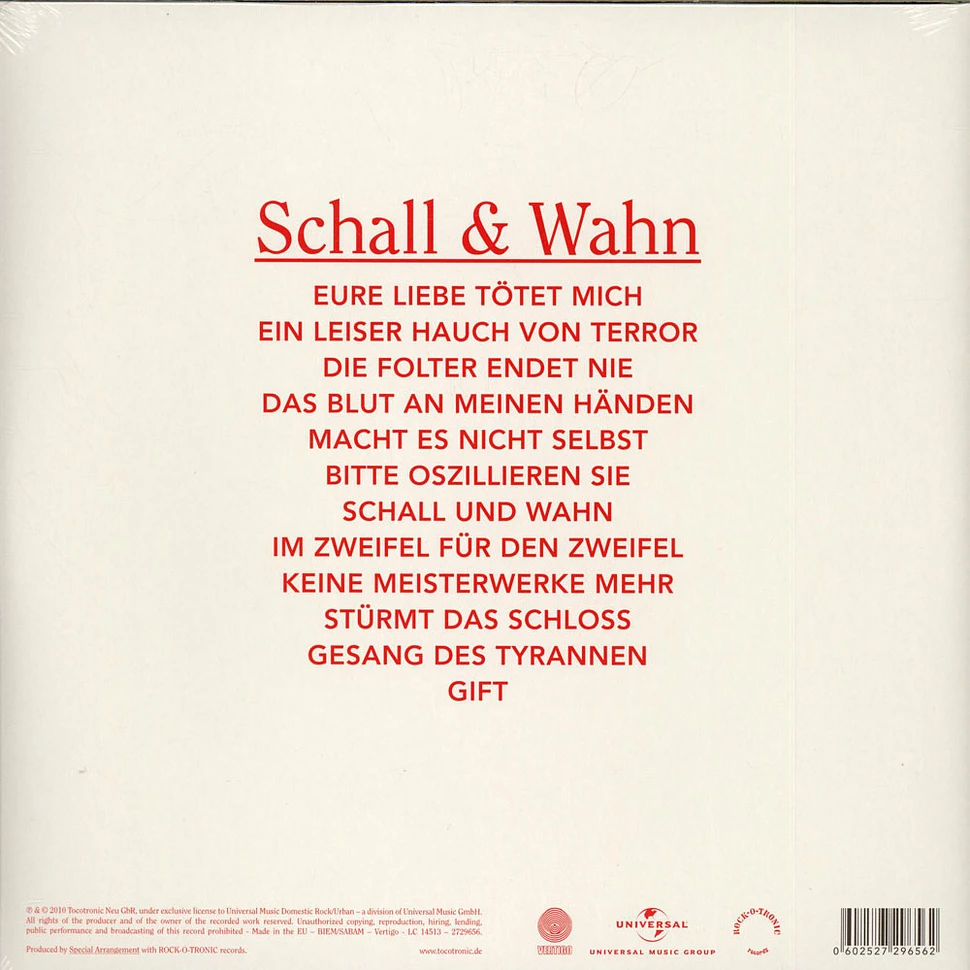 Tocotronic - Schall & Wahn