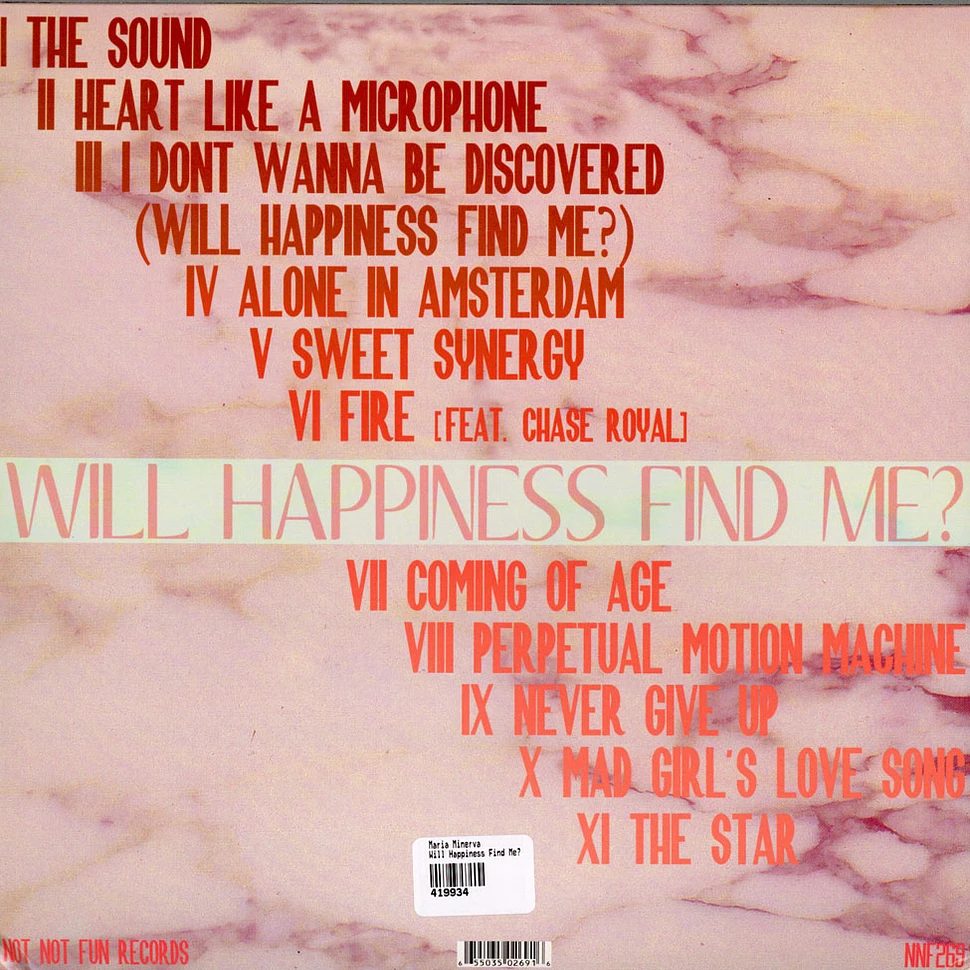 Maria Minerva - Will Happiness Find Me?