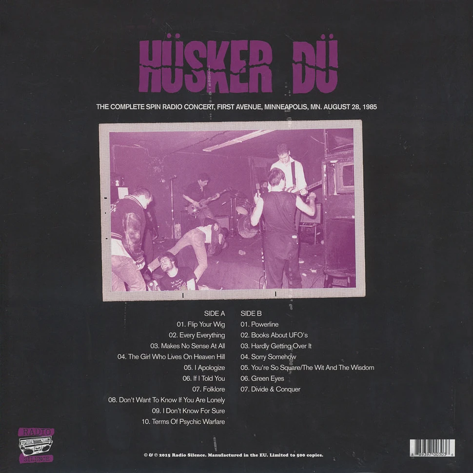 Hüsker Dü - The Complete Spin Radio Concert