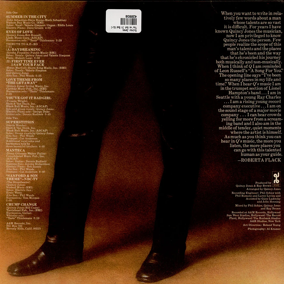 Quincy Jones - You've Got It Bad Girl