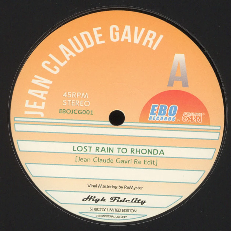 Jean Claude Gavri - Lost Rain To Rhonda