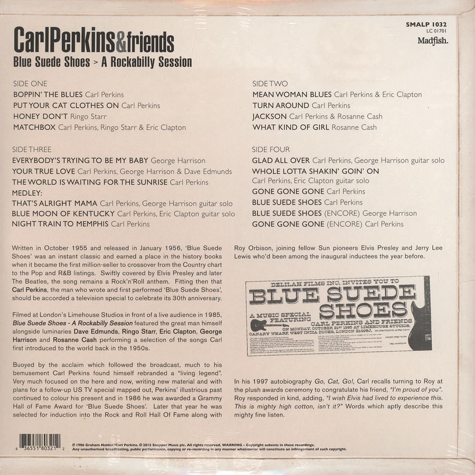 Carl Perkins And Friends - Blue Suede Shoes: A Rockabilly Session