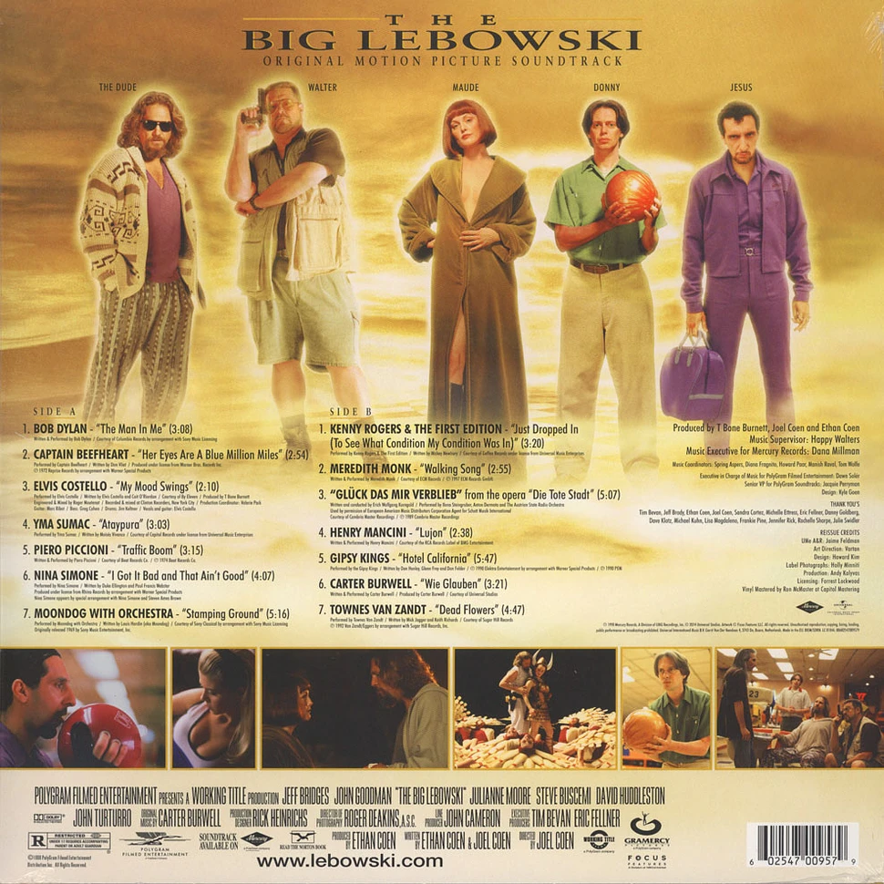 V.A. - OST The Big Lebowski Back To Black Edition
