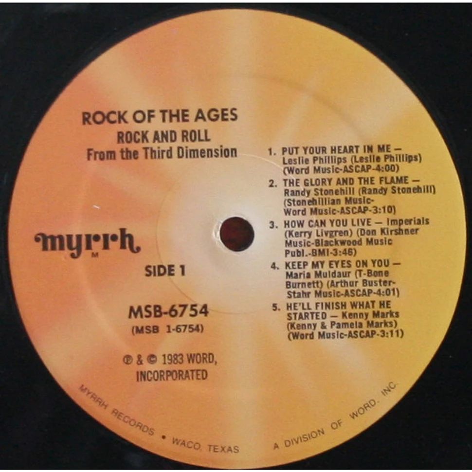 V.A. - Rock Of The Ages - Rock & Roll From The Third Dimension
