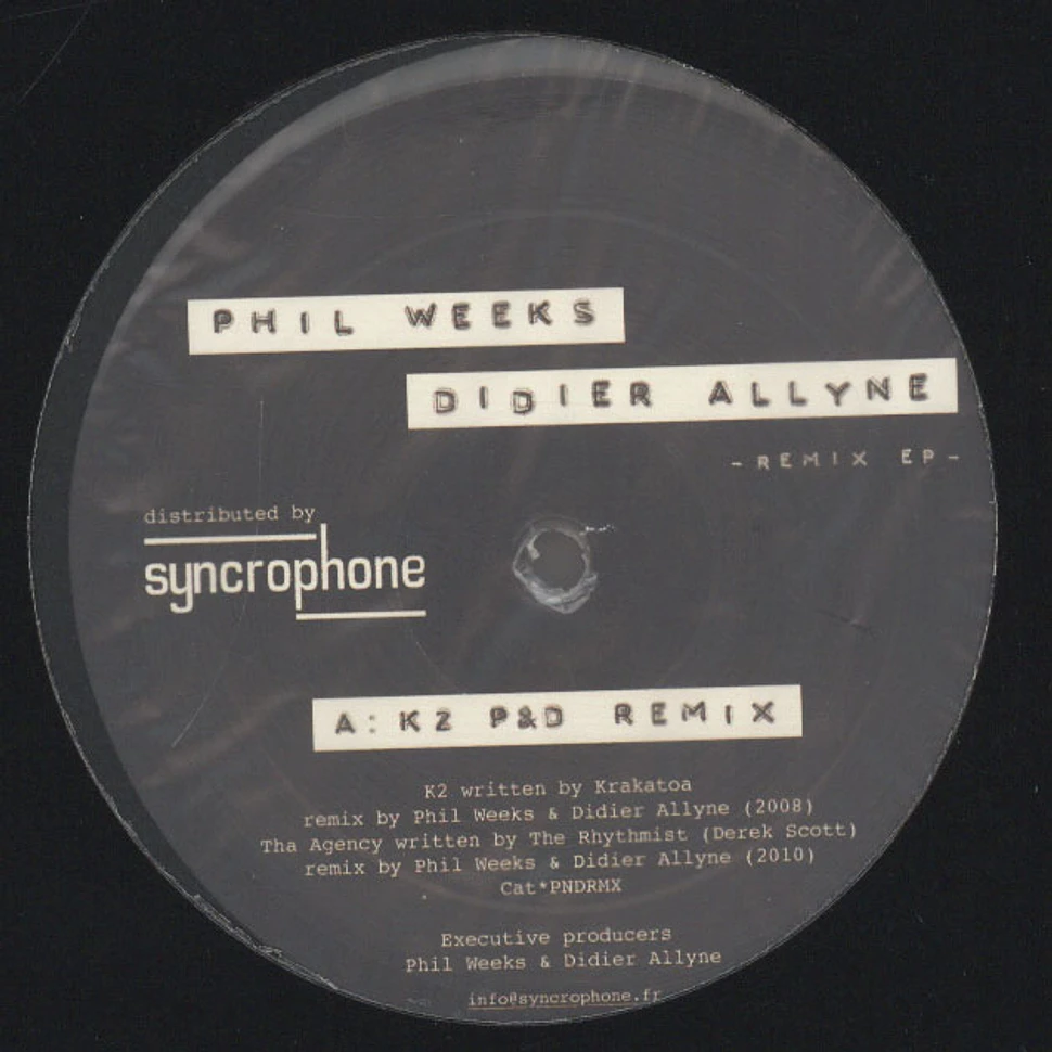 Phil Weeks & Didier Allyne - RMX EP