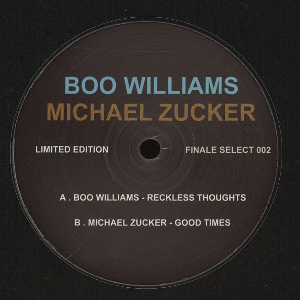 Boo Williams / Michael Zucker - Reckless Thoughts