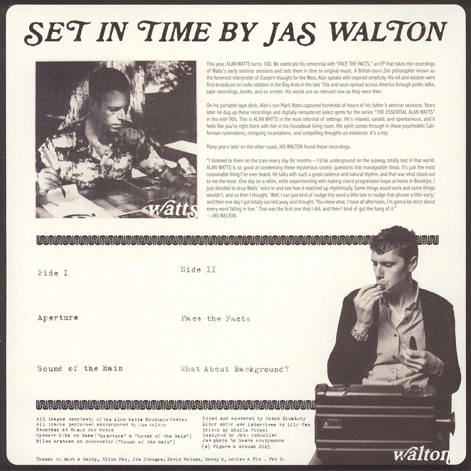Alan Watts & Jas Walton - Face The Facts: Words By Alan Watts