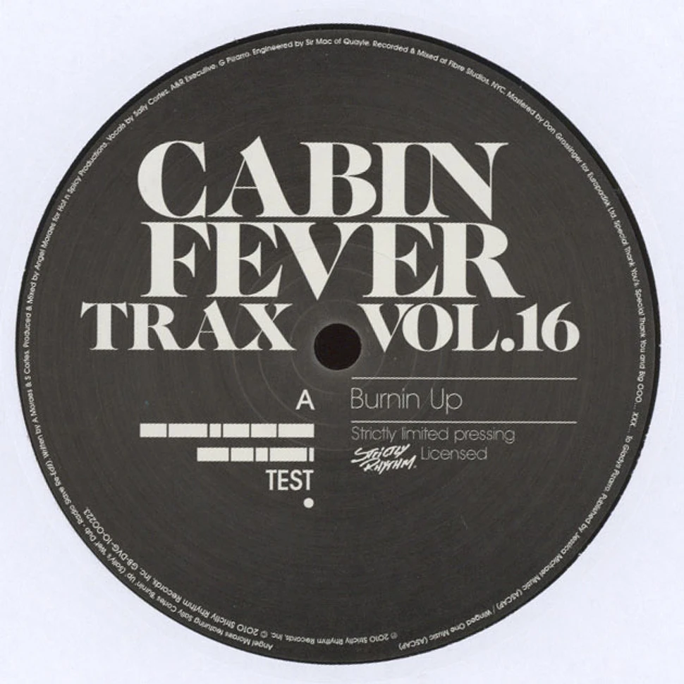 Cabin Fever - Trax Volume 16 Black Vinyl Repress