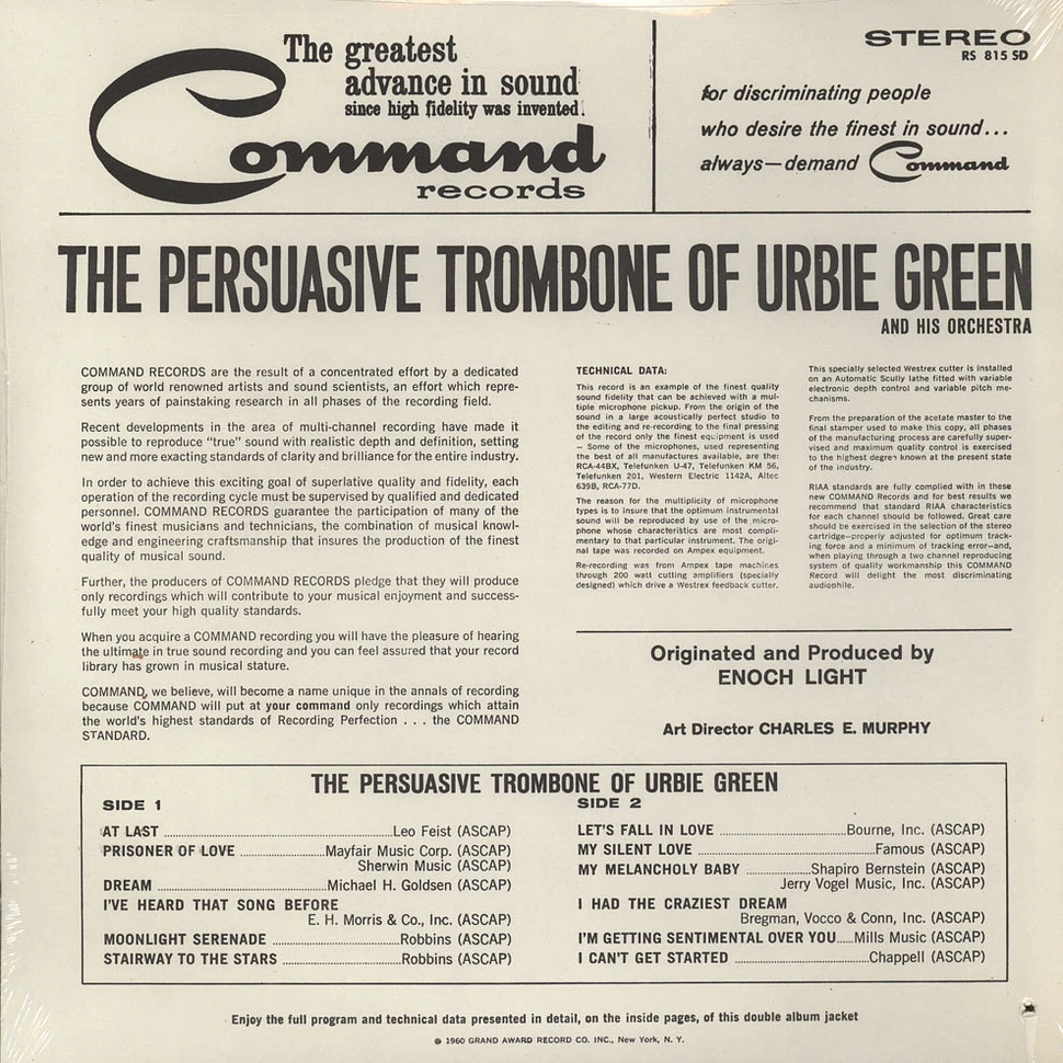 Urbie Green - Persuasive Trombone