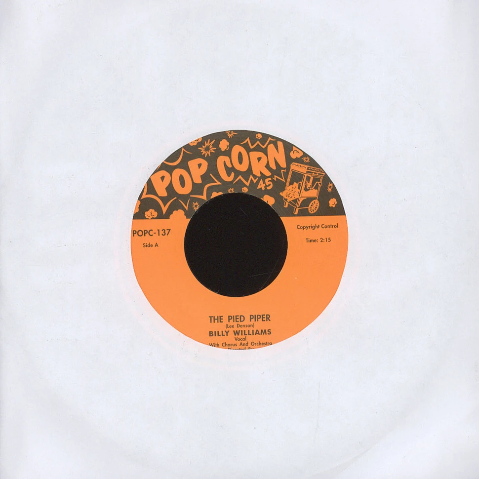 Billy Williams / Nick Todd - Pied Piper / Too Much Rosita