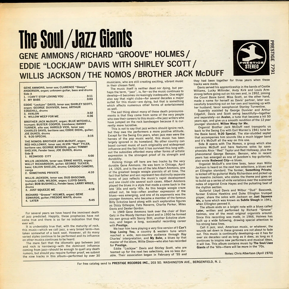 V.A. - The Soul/Jazz Giants
