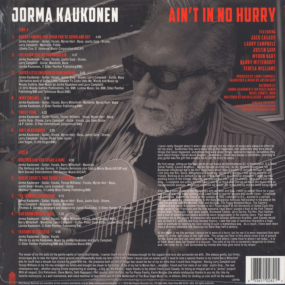 Jorma Kaukonen - Ain't In No Hurry