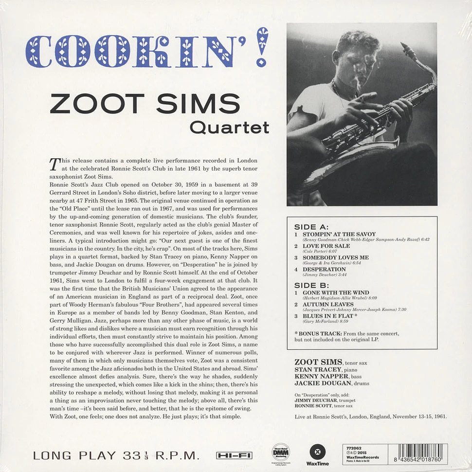 Zoot Sims - Cookin'