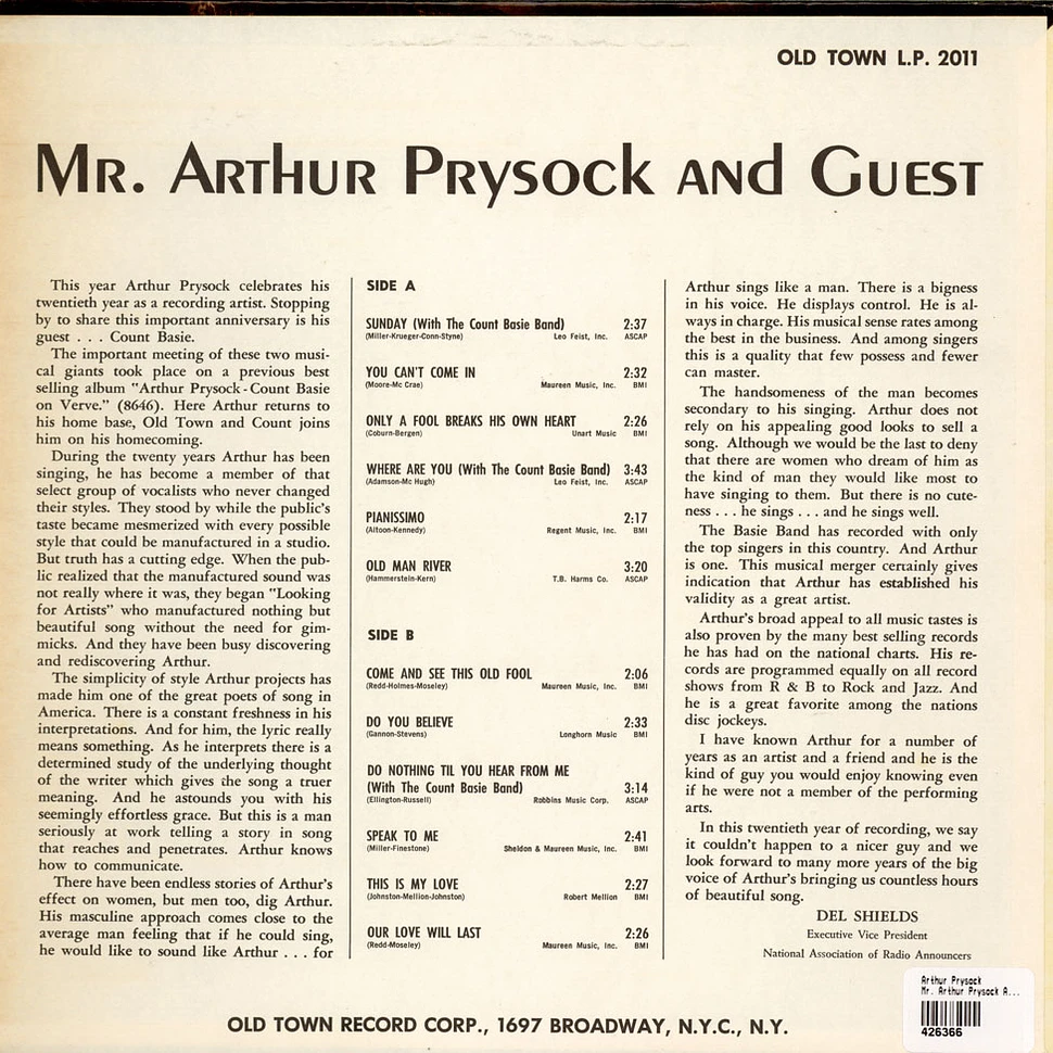 Arthur Prysock - Mr. Arthur Prysock And Guest