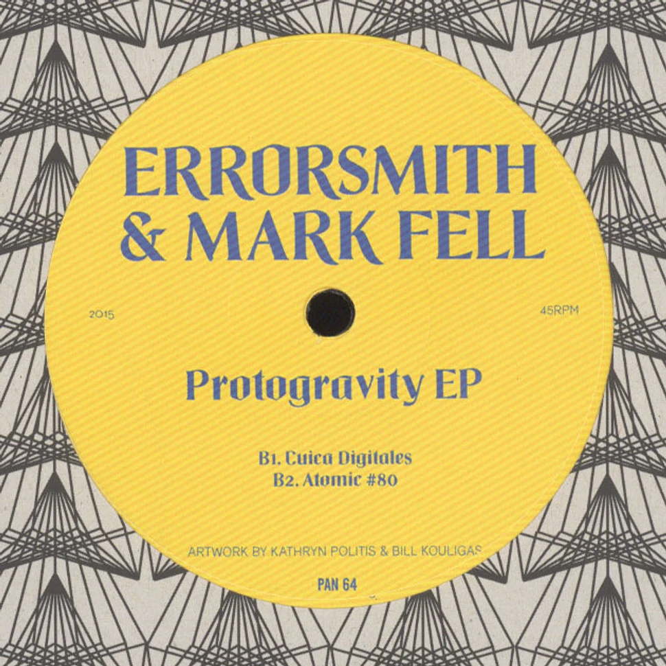 Errorsmith & Mark Fell - Protogravity EP