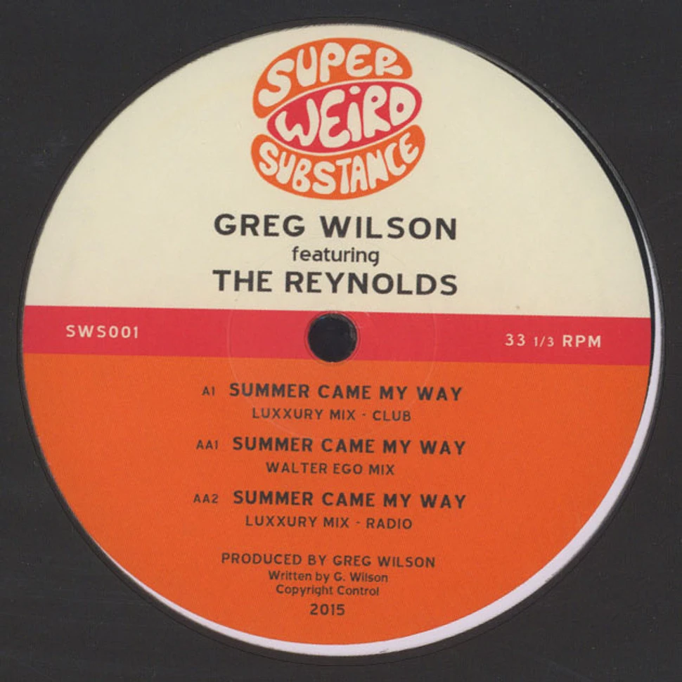 Greg Wilson - Summer Came My Way