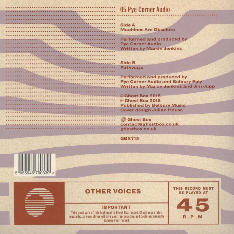 Pye Corner Audio - Other Voices 05