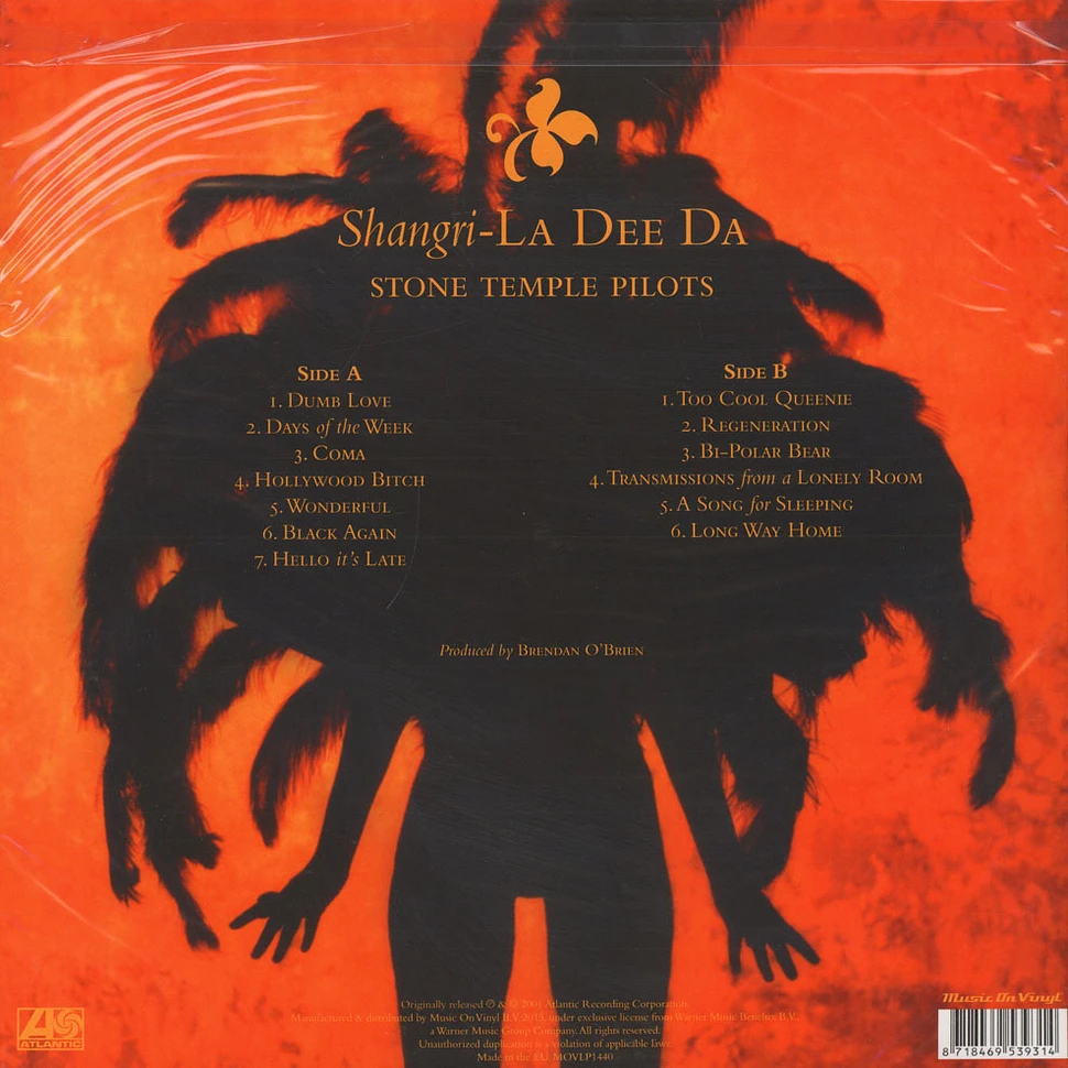 Stone Temple Pilots - Shangri-La Dee Da Black Vinyl Edition