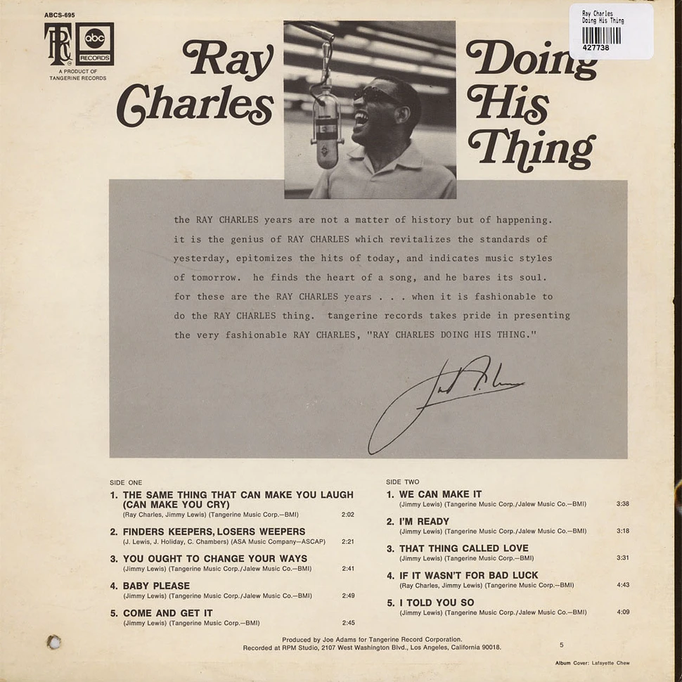 Ray Charles - Doing His Thing