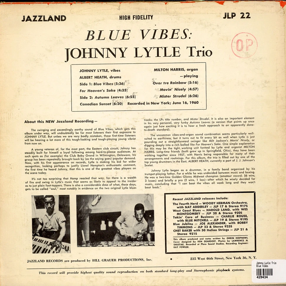 Johnny Lytle Trio - Blue Vibes