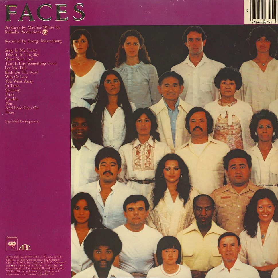 Earth, Wind & Fire - Faces