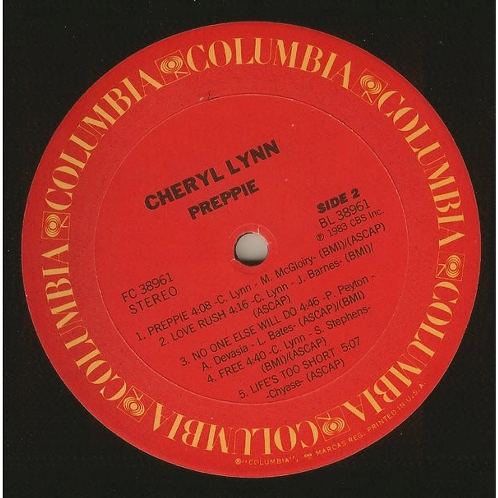 Cheryl Lynn - Preppie