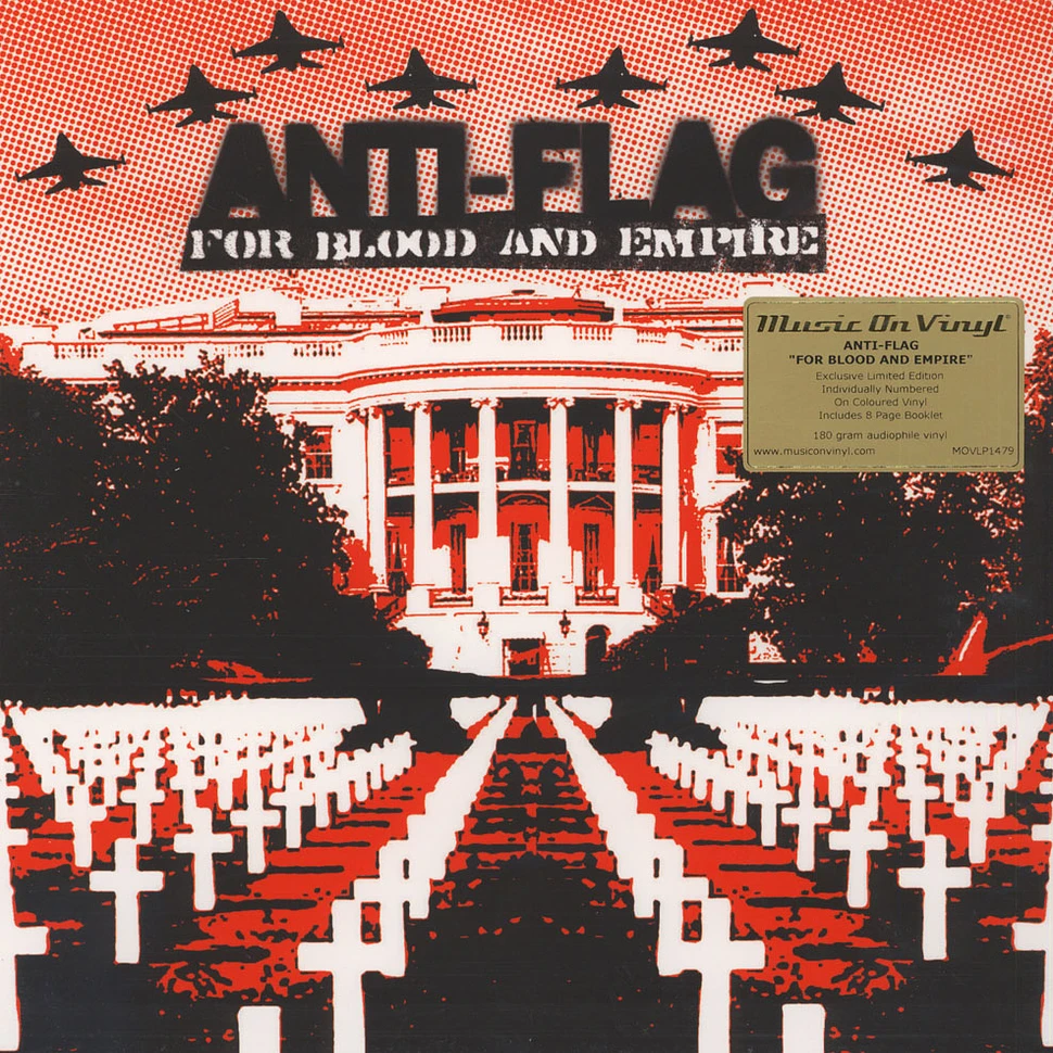 Anti-Flag - For Blood & Empire Clear Red Vinyl Edition