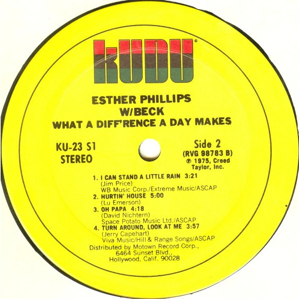 Esther Phillips W/ Joe Beck - What A Diff'rence A Day Makes
