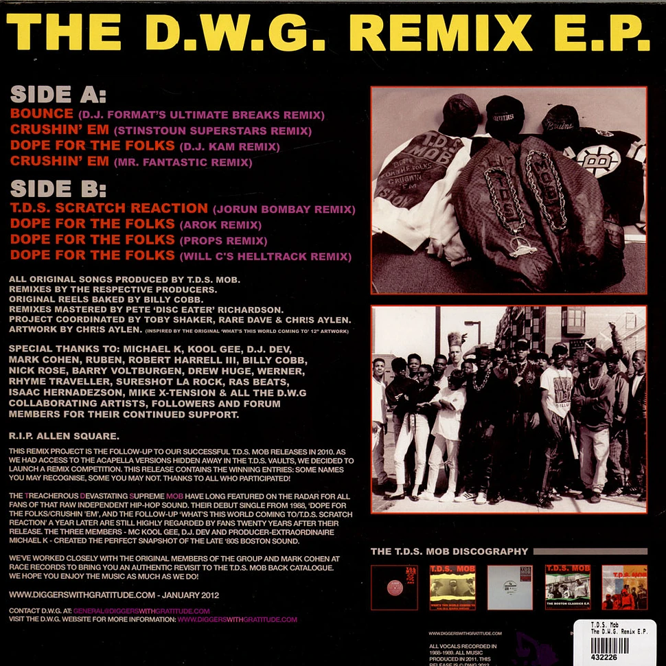 T.D.S. Mob - The D.W.G. Remix E.P.