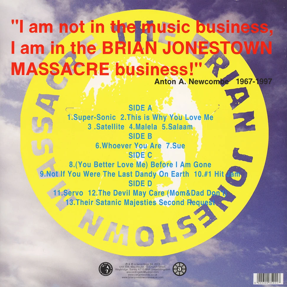 The Brian Jonestown Massacre - Give It Back! Blue Vinyl Edition