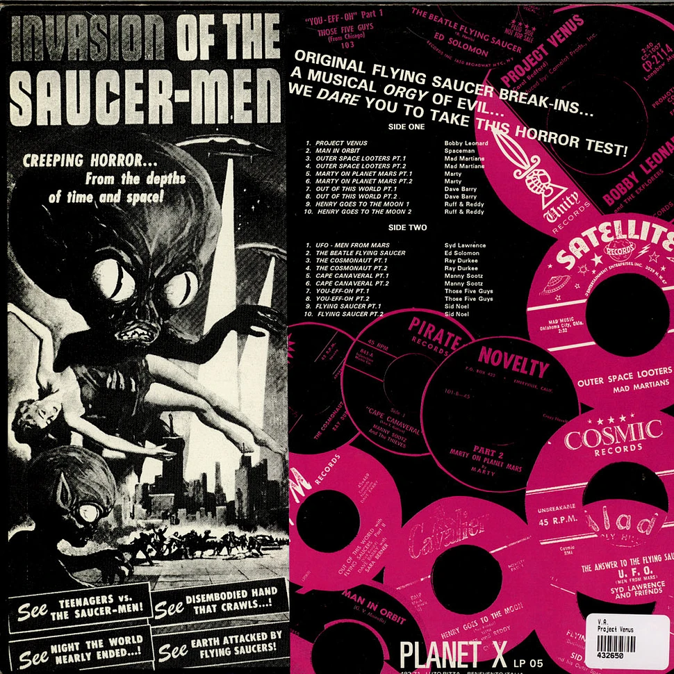 V.A. - Project Venus (Anthology Of Flying Saucer Break-Ins 1957-1964 Created By Original Mad Wizards Of The Weird...)