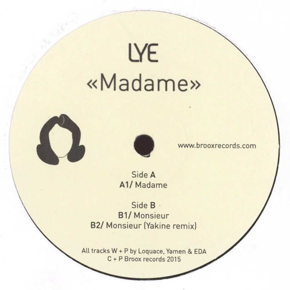 LYE - Madame EP