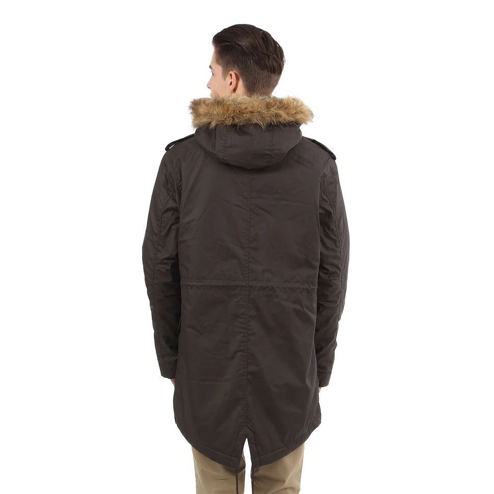 Fred Perry - Shearling Lined Wax Parka
