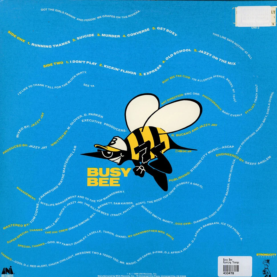Busy Bee - Running Thangs