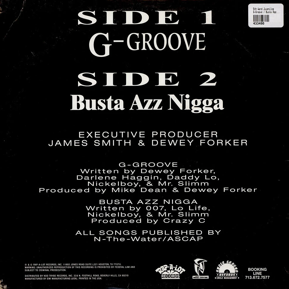 5th Ward Juvenilez - G-Groove / Busta Azz Nigga