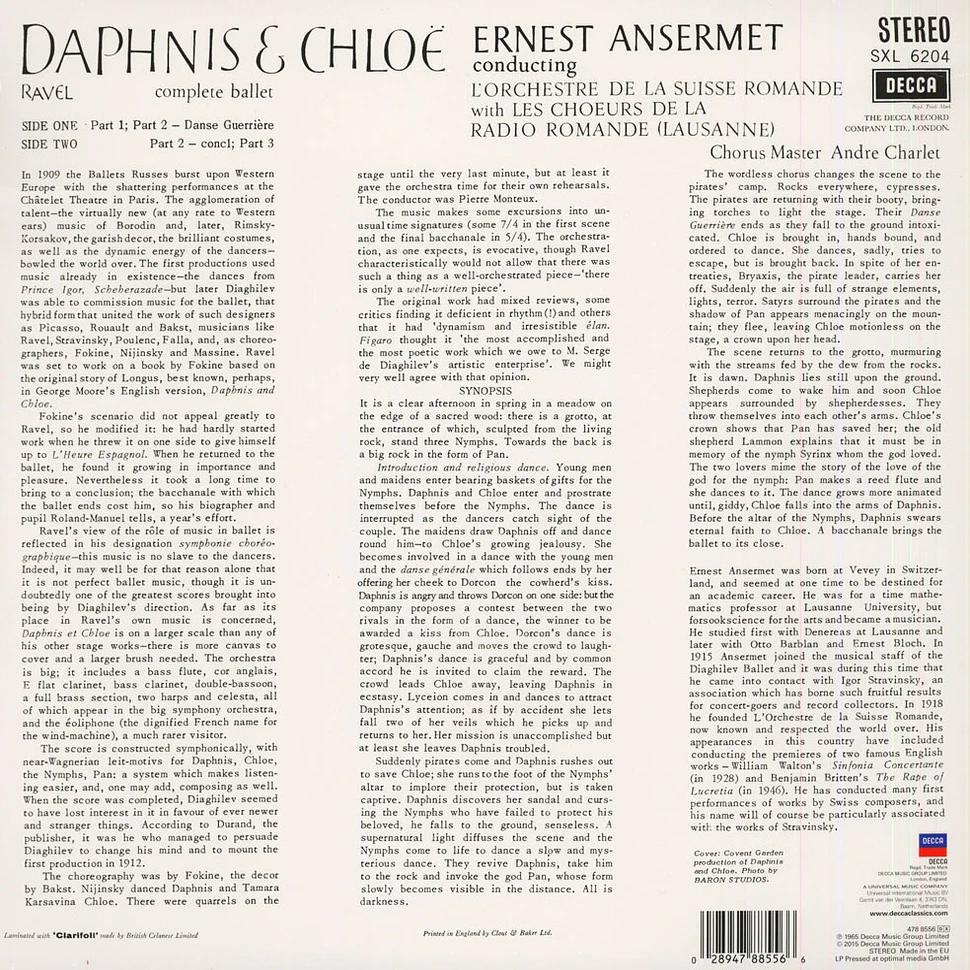 Ernest Ansermet - Daphnis & Chloe