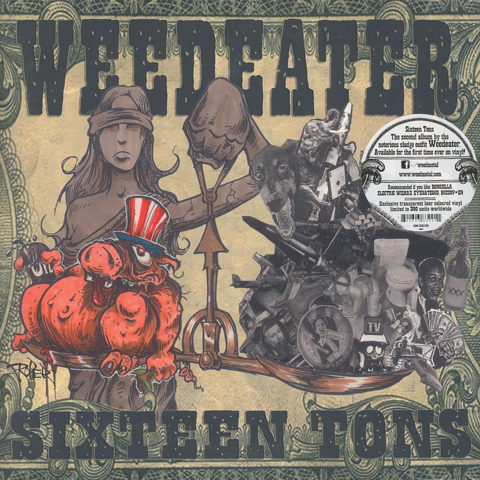Weedeater - Sixteen Tons Colored Vinyl Edition