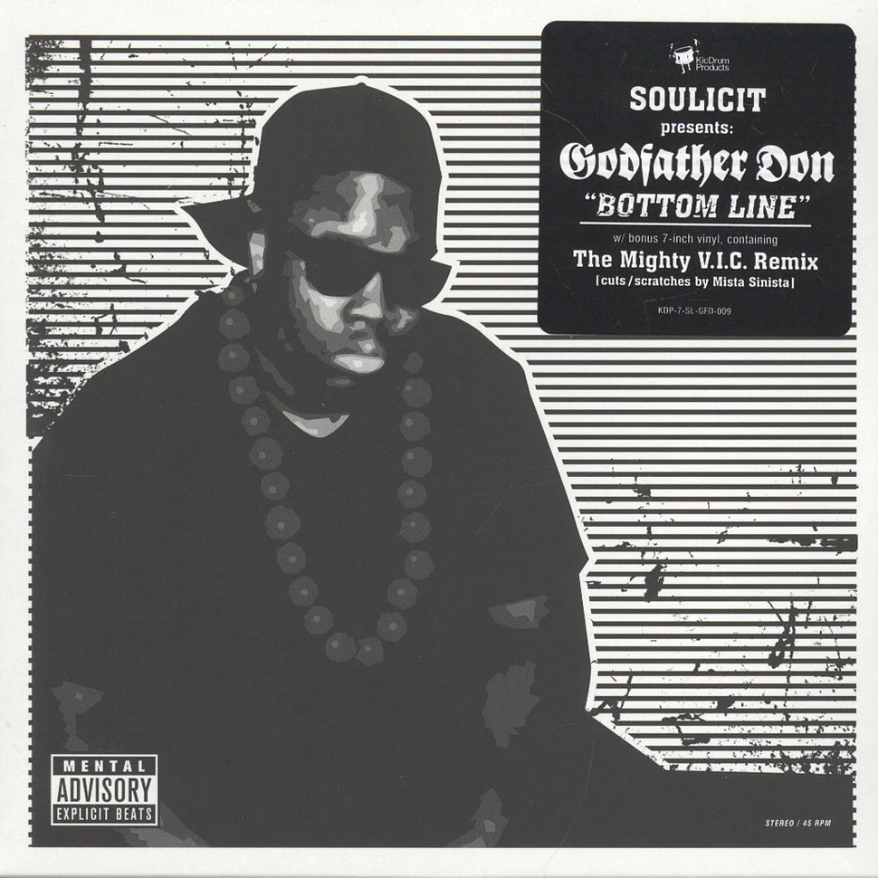 Soulicit presents Godfather Don - Bottom Line Black Vinyl Edition