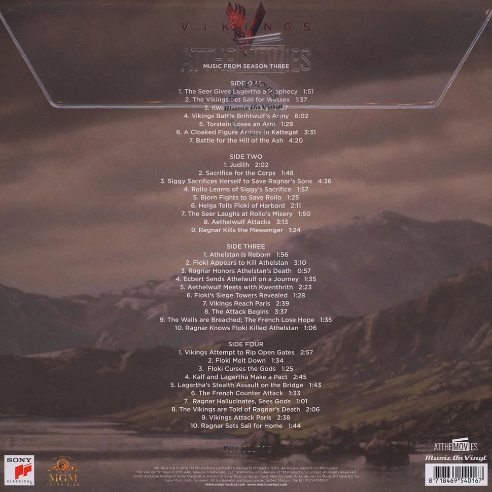 Trevor Morris - OST Vikings III Black Vinyl Edition