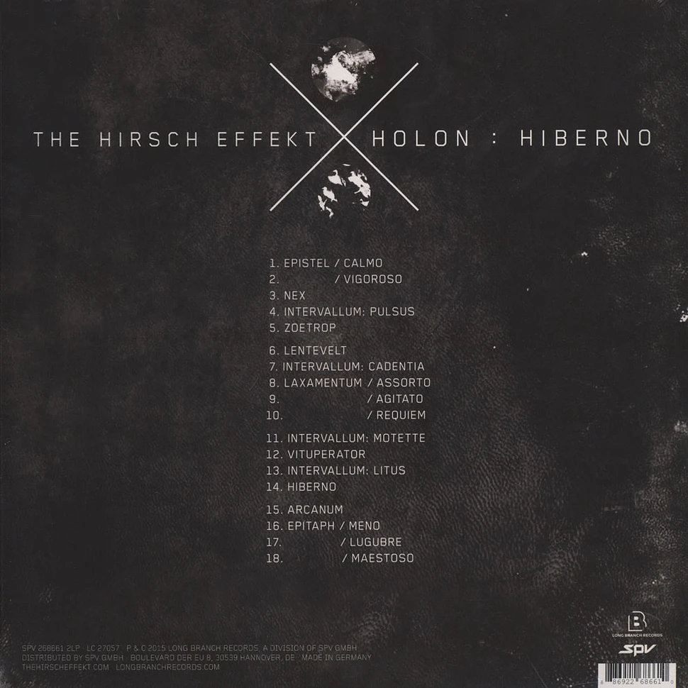The Hirsch Effekt - Holon: Hiberno