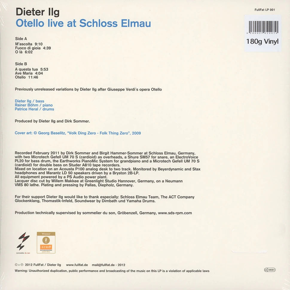 Dieter Ilg - Otello live at Schloss Elmau