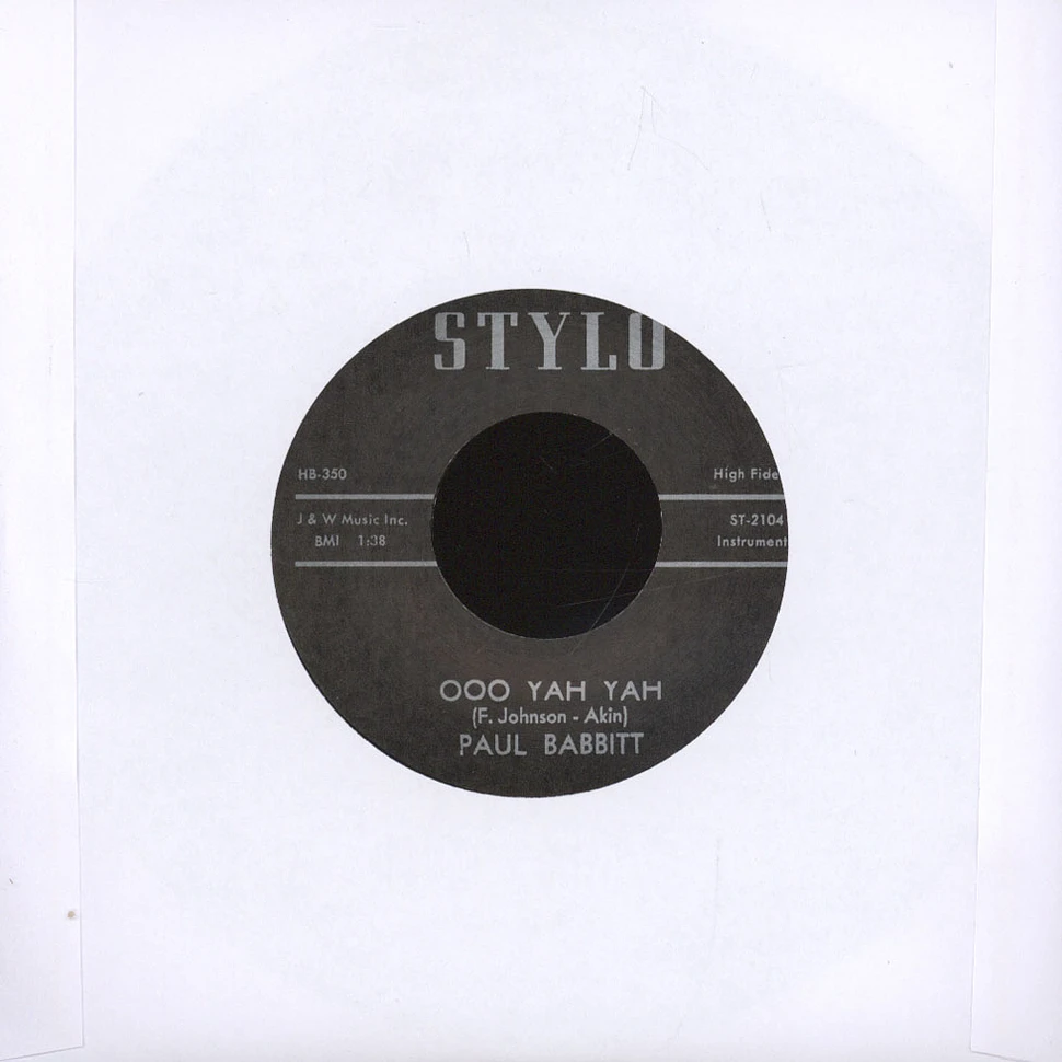 Paul Babbitt - Ooh Yah Yah / Shade Blue