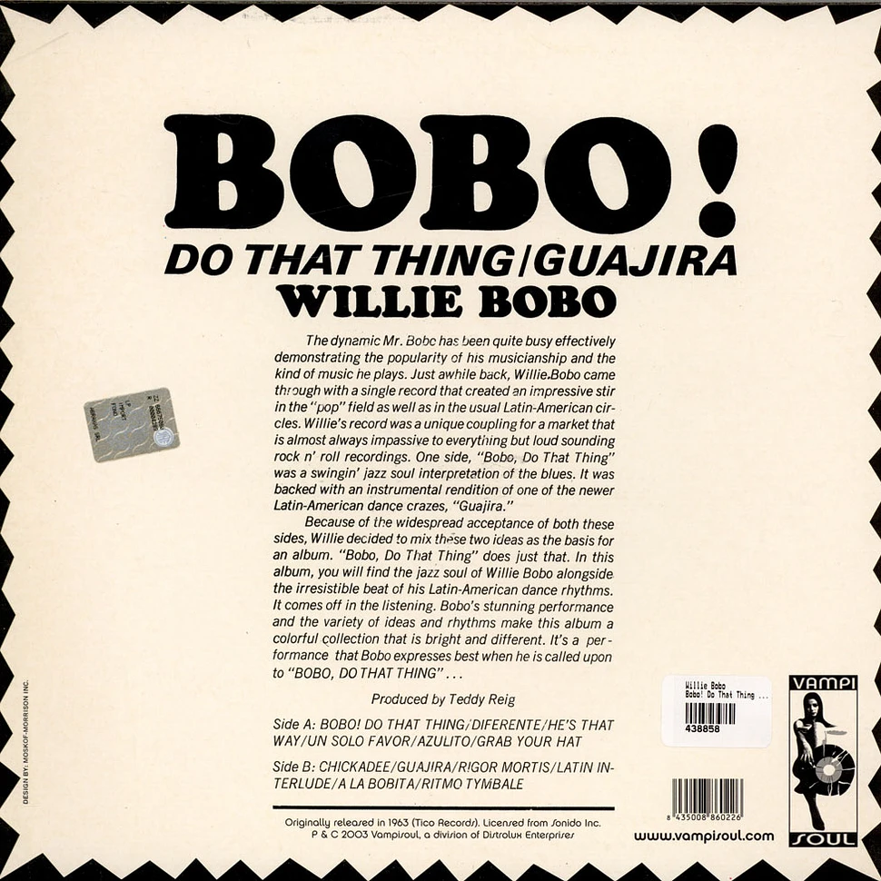 Willie Bobo - Bobo! Do That Thing | Guajira